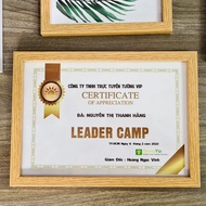 Photo Frame - Certificate Frame 21x30cm(A4)/ 25x35cm(B4)/30x42cm(A3) - Imitation Wood Frame, Mica Su