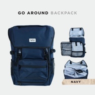 NAK Go Around Backpack (กระเป๋าเป้ Laptop พร้อมช่องอเนกประสงค์) สี Navy