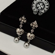 Cross Pearl Earrings Cool Sa Rock Style Elegant Classical Beauty AF16