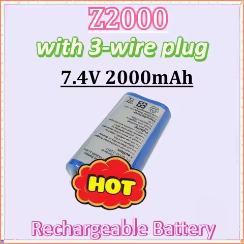 With 3-wire Plug Batteries New Z2000 7.4V 2000mAh 14.8Wh Li-ion Rechargeable Battery Pack