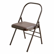 [tenlzsp0bc] Foldable and Portable Mind-Body Practice Chair PU Leather Seat Iyengar Mind-Body Practi
