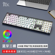 Keyboard Base DIY Keyboard Mechanical Kit Hot Swap RGB Wired 108 Keyboard Kit