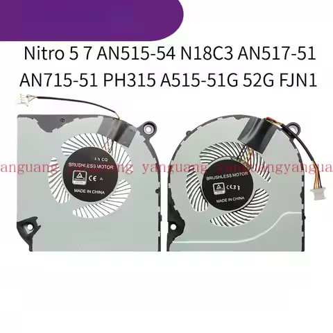 NS85C06-18K20 NS85C06-18K21 NEW Laptop CPU GPU FAN for ACER Nitro 5 7 AN515-54 N18C3 AN517-51 AN715-