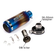 SC Muffler 51mm Muffler Canister For Sniper 150 Exhaust mio i 125 Parts And Accessories SC Project S
