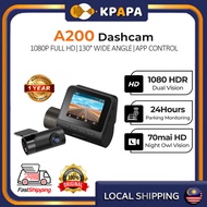 70MAI A200 A500s Dashcam Pro Dash Cam Front And Rear 7omai 70 Mai Dash Cam A500s A500 Plus Pro Depan