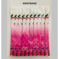 Event Wristband - Flower Design (10 pcs) Waterproof for event party one time use