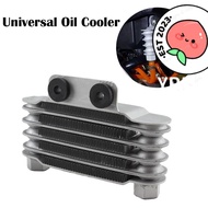 YRBWDYZDH Universal Oil Cooler, Aluminum 5 Row Original Oil Cooler, Durable 65ml Motorcycle Engine R