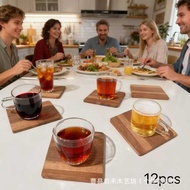 Coaster Acacia Wooden Coaster Insulation Mug Coaster Coffee Coaster Kitchen Insulation Pad Wooden Co