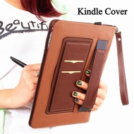 Leather Kindle Paperwhite Cover Kindle Case For Kindle Paperwhite 4 Cover With Bracket Wristband Kin