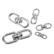 Genoli (JNL)57831304Stainless Steel Swivel Ring Figure 8 Swivel Connection Ring Chain Buckle Dog Cha