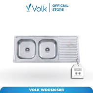 Volk Camelia WDO12050B Bak Cuci Piring Kitchen Sink