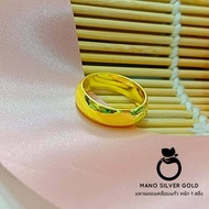 แหวนทองเคลือบ 041 แหวนหนัก 1 สลึงแหวนทองเคลือบแก้ว หน้ากว้าง 6มิล ทองสวย แหวนทอง แหวนทองชุบ แหวนทองสวย