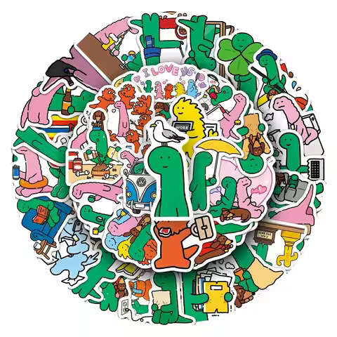 50Pcs Joguman Stickers Joguman Dinosaur DIY Stickers Scrapbooking Phone Luggage Skateboard Waterproo