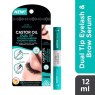 Luxe Organix Castor Oil Dual Tip Eyelash &amp; Brow Growth Serum 12ml