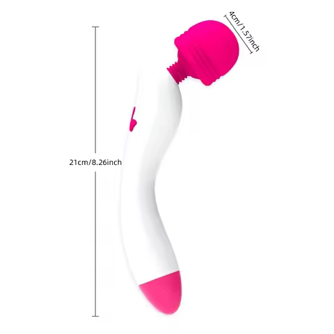 YEQU Women's Sexual Toys - 36 Frequency Vibrating Rod Stimulator for Vaginal and Breast Massage, Sel