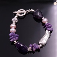 賞紫--紫水晶*紫龍晶*珍珠