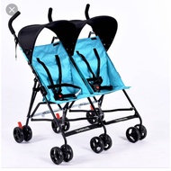 Twin Buggy Twin Umbrella Stroller Light Weight Stroller Kembar Kid Twin Stroller GzAU