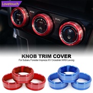 LOVETOUCH 3Pcs Car Styling Ac Knob Air Conditioning Knob Heat Control Switch Button For Subaru Fores