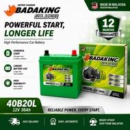 [IPOH] 40B20L | NS40ZL Badaking Silver Car Battery