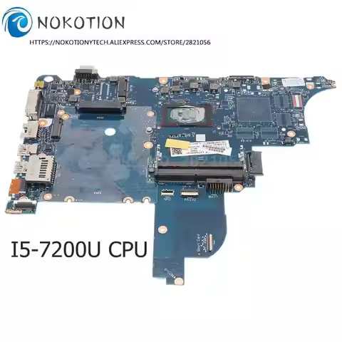 NOKOTION HP ProBook 640 G3 650 G3 Laptop Motherboard I5-7200U CPU DDR4 916832-001 916832-601 916833-