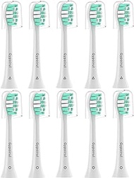 Toothbrush Replacement Heads Compatible with Philips Sonicare Replacement Heads, Electric Brush Head for 4100 5100 6100 9023 W Optimal Plaque Control 10 Pack
