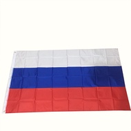 Cross-border Supply Factory Wholesale Polyester Wire Mesh Russian Flag Victory Festival 90150cm Russ
