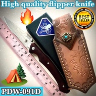 High quality VG10 flipper knife PDW-091D for collection and use camping 🏕️