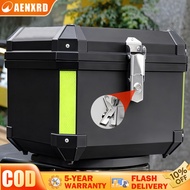 AENXRD Top box for Motorcycle 45L/55L universal backrest alloy Top Box For Motorcycle