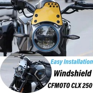 New Motorcycle Accessories Fit CLX 250 Retro Style Windshield Apply For CLX250 250CLX 250 CLX