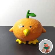 ［扭蛋公仔］全家 熱帶水果鳥 （橘子款）+送「吉利小擺飾」