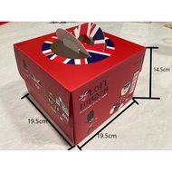 CAKE BOX 8" Inch with Handle/ cake box with cake board