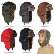 FRANCISCALCY Russian Ushanka Outdoors Earflap Fur Ski Hat