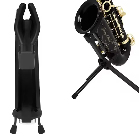 Alto Saxophone Stand Holder Ajustable Saxophone Metal Tripod Holder Saxophone Support Bracket Woodwi