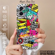 Case OPPO A36hp A76/ A96/ - OPPO A76 Softcase A96/ A36 GRAFF Motif - Silicone OPPO A76hp - OPPO A36 