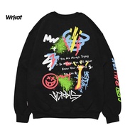 Workout Streetwear Sweater Pria Crewneck Workout x Scribbles Abnormal