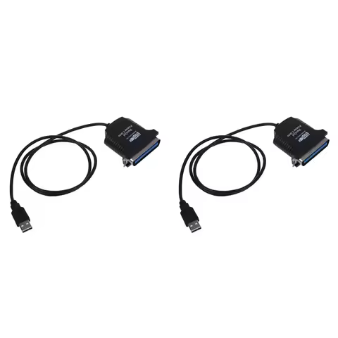 Promotion! 2X USB To Parallel 36 Pin Centronics Printer Adapter Cable