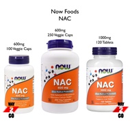 ✅READY STOCK✅ Now Foods, NAC, 600 mg, 100 / 250 Veg Capsules and 1000mg 120 tablets