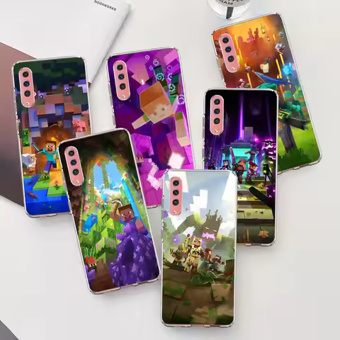 Mine C-Crafts Game My World Case for Samsung Galaxy A50 A50s A20 A30 A20e A30s A40 A02s A03s A70 A70
