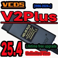 New Design Vcds-plus Diagnostic Tools Vag Coding Com Hex Real V2 Plus Stm32f429 V25.4 For Vw Audi Sk
