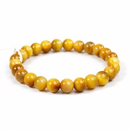 TIMESWIND Authentic 7A-type Yellow Tiger's Eye Stone Round Beaded Women Energy Bracelet Fashion Jewe