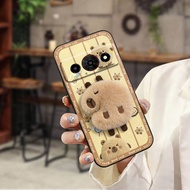 Waterproof Cute Phone Case For ZTE Nubia P7 Pro 5G/Optus X Value 5G Plush Embroidery 3D Anti-knock S