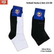 RDY STOCK Stocking Sekolah hitam Black WHITE Sock School Cotton Stoking Hitam PUTIH Sekolah Stokin S