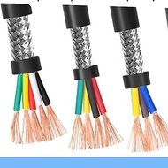 1Meter Shielded Wire RVVP Shielded Cable 2 Core 3 Core 4 Core 5 Core   Audio Control Signal Cable Sh