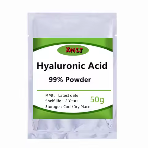 Cosmetic Grade 99% Hyaluronic Acid Powder,HA Hyaluronic Acid Powder Low Molecular Weight Moisturizin