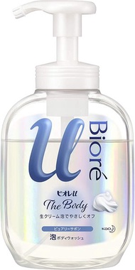 花王 Biore u The Body 泡沫型純淨皂香沐浴露 按壓瓶 540ml