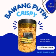 Bawang Putih Crispy 220gram | Bawang Putih Rangup | Garlic Crispy | Makanan berpantang