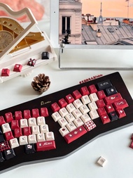 Alice Retro Keycap Customized Keyboard Mechanical Keyboard Keycap Dirty Cat Studio สไตล์วินเทจสำหรับ