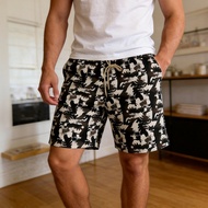 Lounge Shorts For Men Jogging Printed Loose Sport Shorts 61252