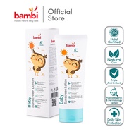 Bambi Baby Sunscreen Lotion 100ml | Normal Skin Baby Kids Sunscreen Lotion - Sensitive | Spf 30++ | 