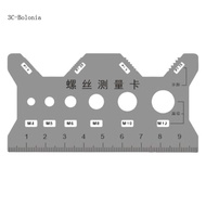 BO Precisions Screw Gauges Screw Measurement for Measuring 4mm 5mm 6mm 8mm 10mm Size